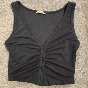Charcoal Grey going out top
